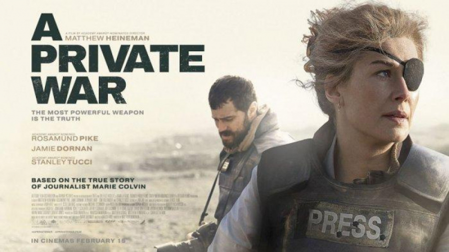 فیلم A Private War 2018 یک جنگ خصوصی  (بیوگرافی ، جنگی) زمان6241ثانیه