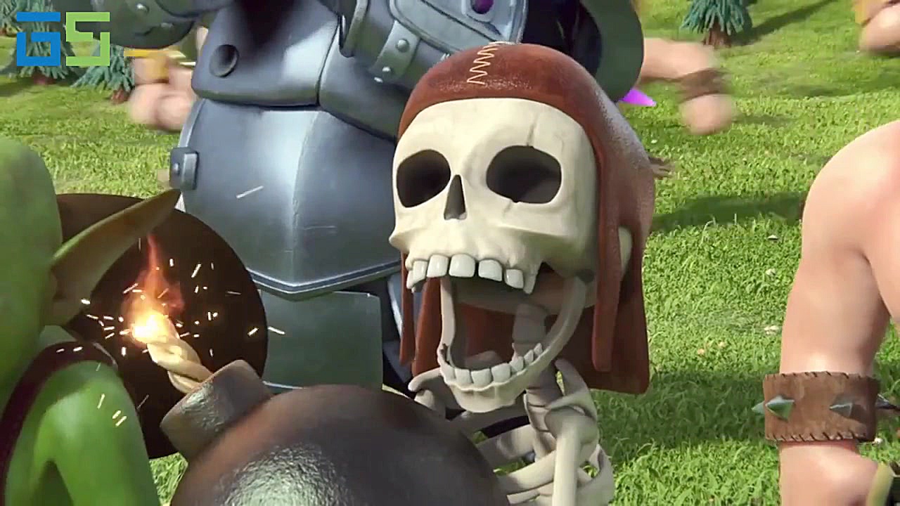انیمیشن بسیار دیدنی معرفی بازی Clash Of Clans زمان295ثانیه