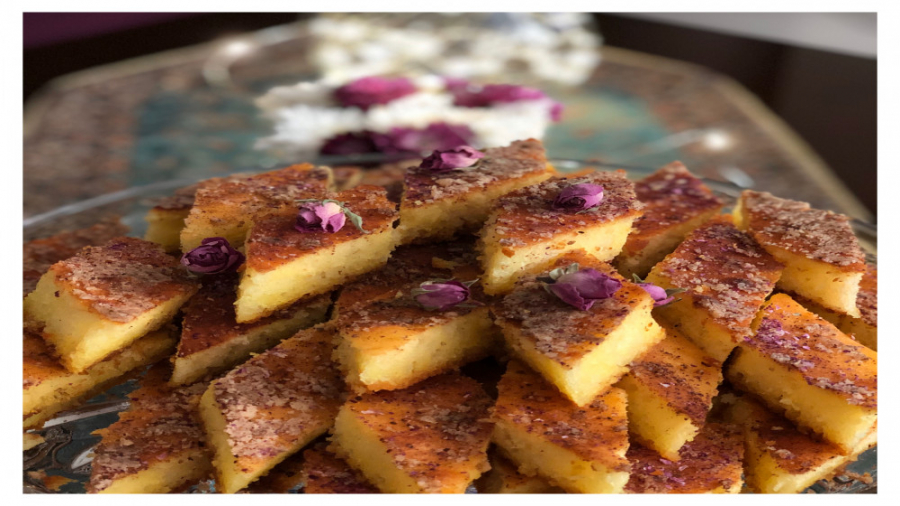 کیک شربتی یا کیک باقلوا