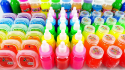 مجموعه اسلایمهای شفاف رنگی