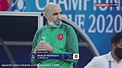 خلاصه بازی الدحیل قطر و الشارج...