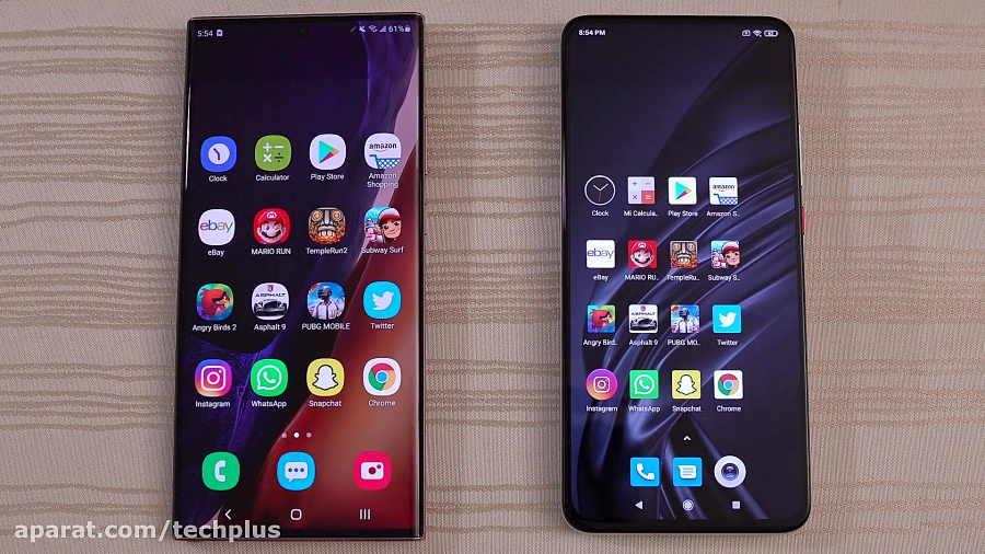 مقایسه سرعت Galaxy Note 20 Ult...