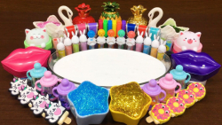 میکاپ و افزودنی در اسلایم سفید