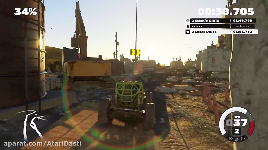 گیم پلی بازی Dirt 5 روی Xbox Series S