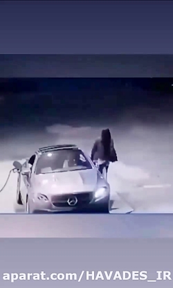 سرقت نافرجام مرسدس بنز !!!