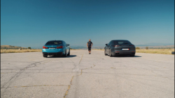 رقابت درگ دیدنی میان پورشه پان...