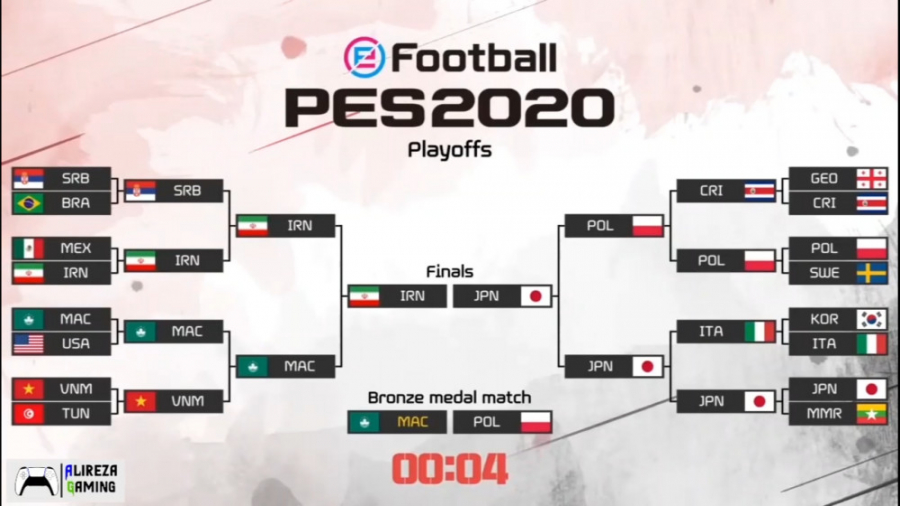 بازی فینال مسابقات بازی های ورزشی سال 2019 ایران و ژاپن - PES 2020