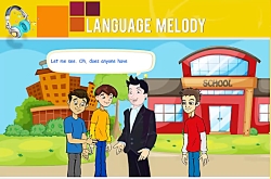 انیمیشن language melody درس 6 زبان نهم