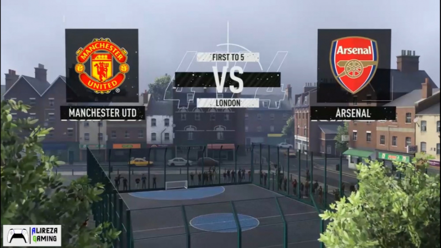 فوتبال خیابانی آرسنال و منچستر فیفا 20 ــ FIFA 20  Manchester United vs Arsenal