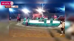 حادثه سوارکاری شدید در تعزیه م...