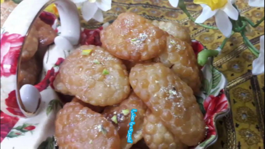 شیرینی برگ بیدی اصفهان - شیرینی ماه رمضان