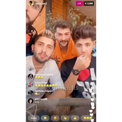 لایو متین و ارسلان و رضا و ......