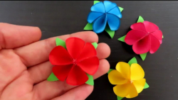 اوریگامی چند مدل گل زیبا