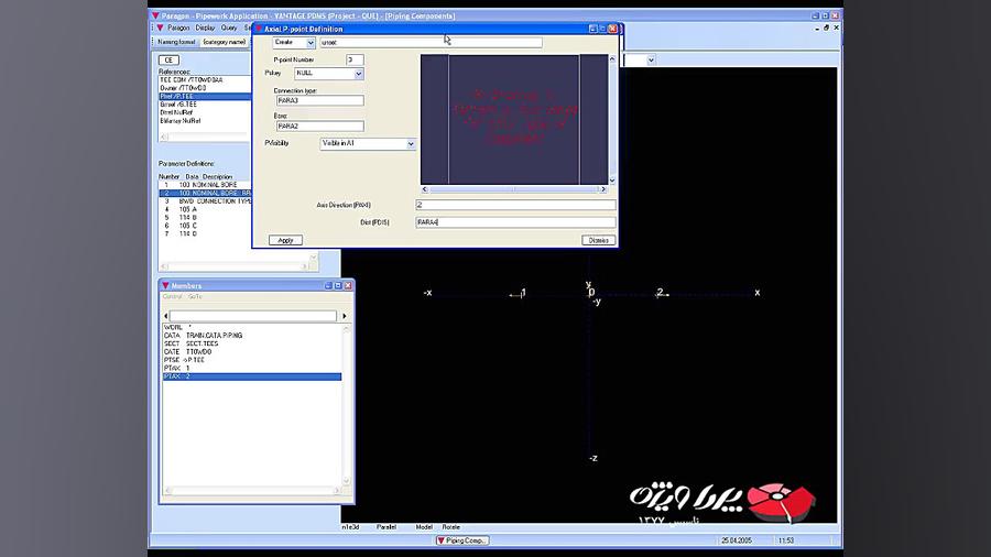 PDMS-05.Create Pointsets-3.create_ptse_tee کامنت