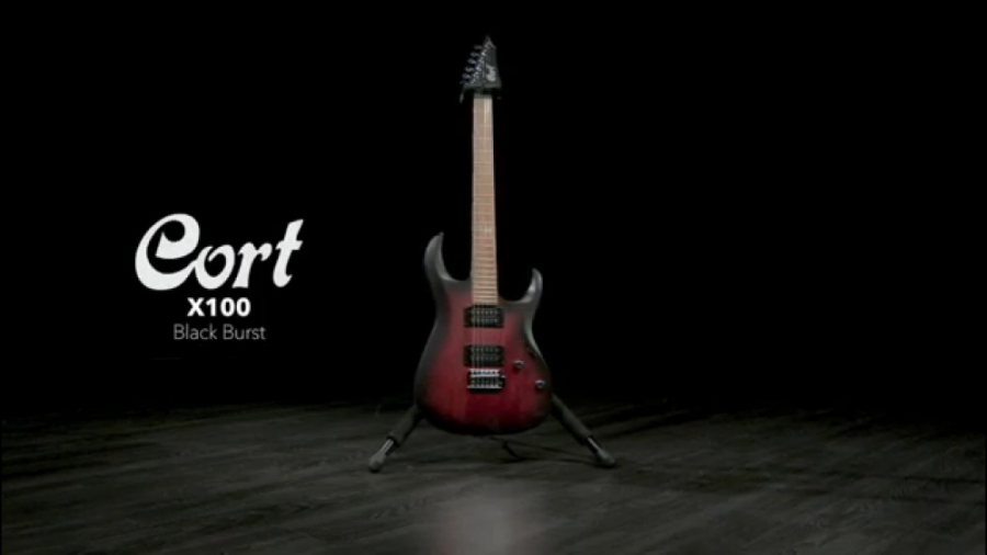 cort x100 black burst