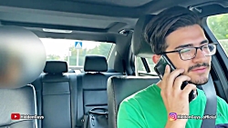 دوربین مخفی راننده اسنپ با بنز