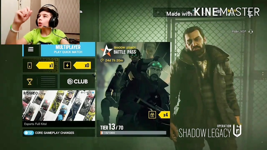 گیم پلی بازی Rainbow six siege با رادین//گیم پلی کویک مچ Rainbow six siege ❤️ گیم پلی بازی Rainbow six siege با رادین//گیم پلی کویک مچ Rainbow six siege ❤️