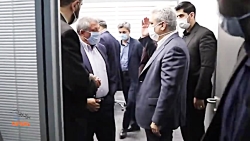 بازدید محسن هاشمی رییس شورای اسلامی تهران از کارخانه نوآوری آزادی
