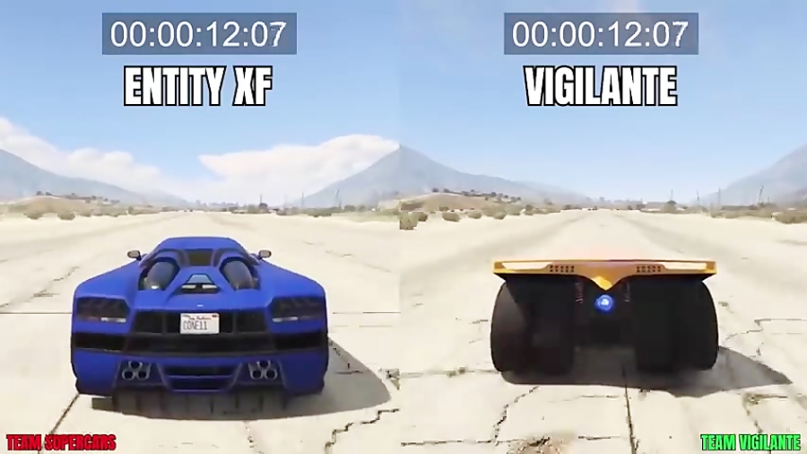 مقایسه سرعت ماشین های GTA V
