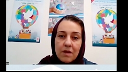 سخنرانی زهرا رحیمی مدیرعامل جمعیت امام علی در نشست روز جهانی صلح