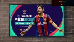 تیم بارسلونا در بازی زیبا و جذاب PES2021