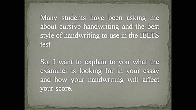 How important is Handwriting in the IELTS Exam for gaining a high score انیمیشن دوبله