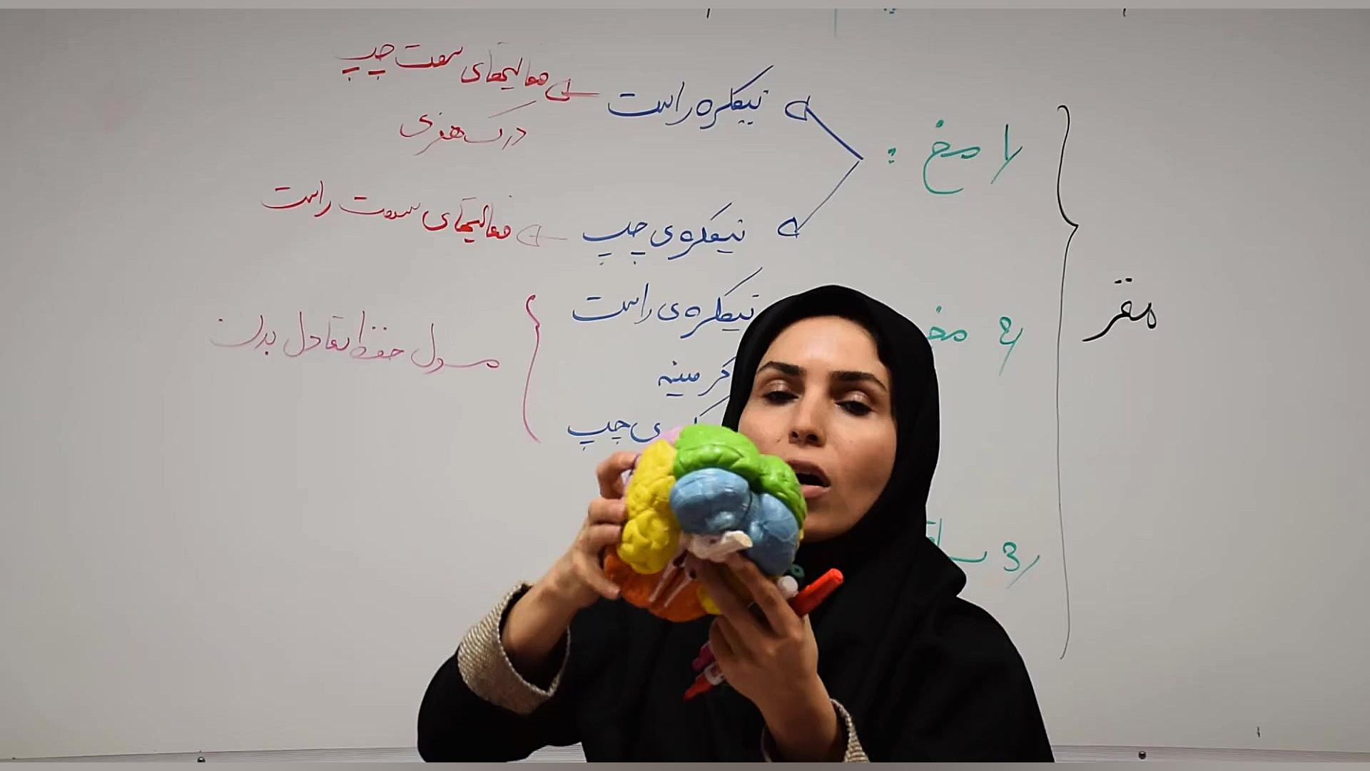 علوم هشتم-فصل چهارم-تنظیم عصبی-بخشهای دستگاه عصبی-خانم محمدی کشیدن دندان