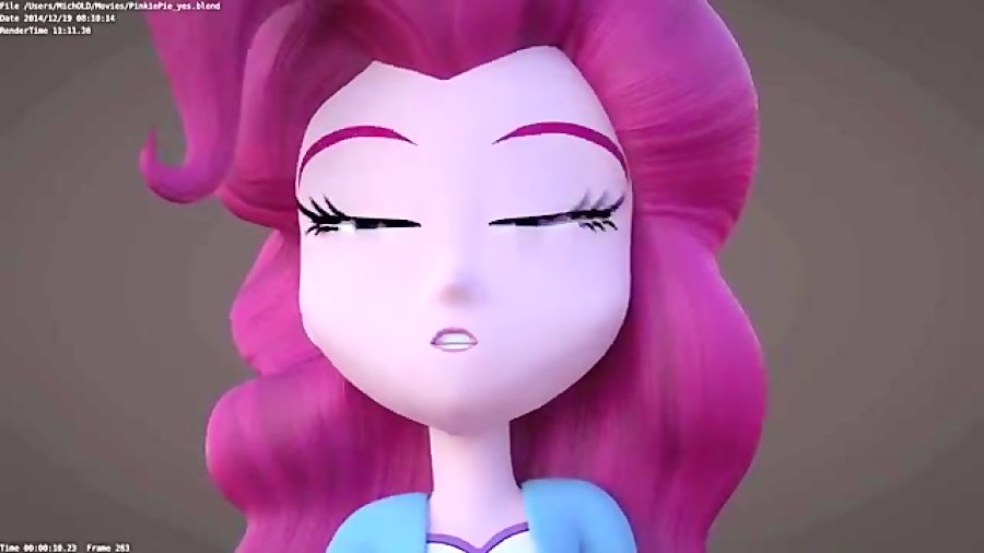 Equestria girls:pinkie pie 3D