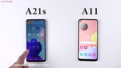 مقایسه گوشی A11 وA21s