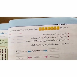 حل تمرین صفحه 10 کتاب ریاضی شش...