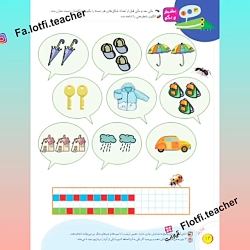 ریاضی اول دبستان صفحه ۱۴(لطفا...