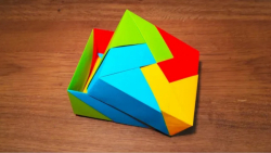 اوریگامی جعبه هدیه