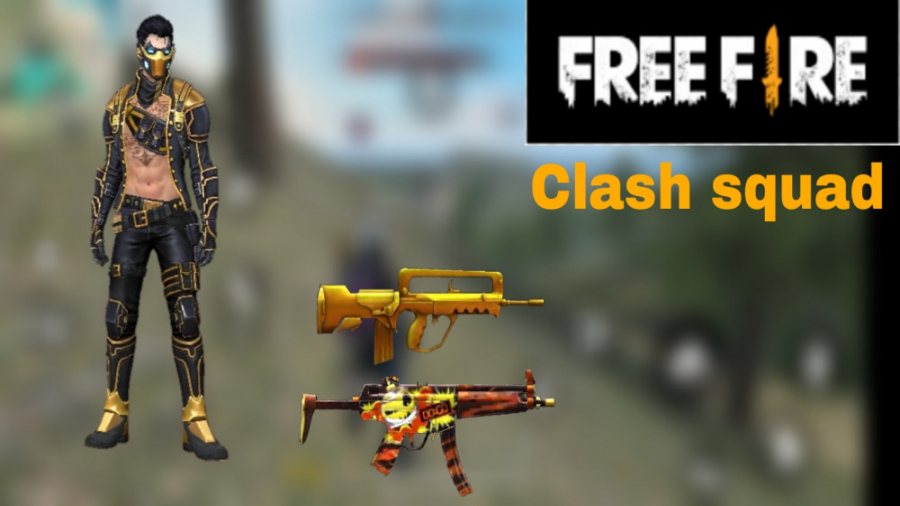 گیم پلی کلش اسکواد فری فایر free fire clash squad gameplay