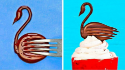 تزئینات شکلاتی آسان و جالب