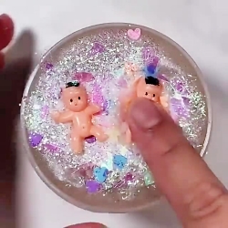 آموزش ساخت اسلایم  اسلایم خامه...