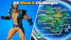 راهنمای چالش های هفته ششم بازی Fortnite (چپتر دوم فصل چهارم)