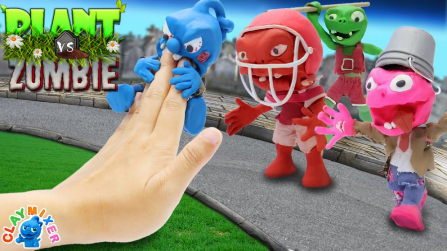 زندگی زامبی ها کارتون کلی میکسر خمیری