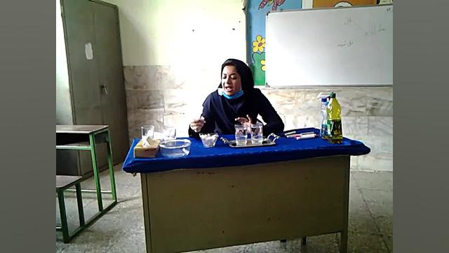 علوم.مخلوط ها.معرفی حلال و حل شونده و انجام ازمایش چگونگی حل شدن سریعتر حل شونده زمان561ثانیه