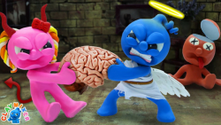 نبرد بهشت و جهنم کارتون کلی می...