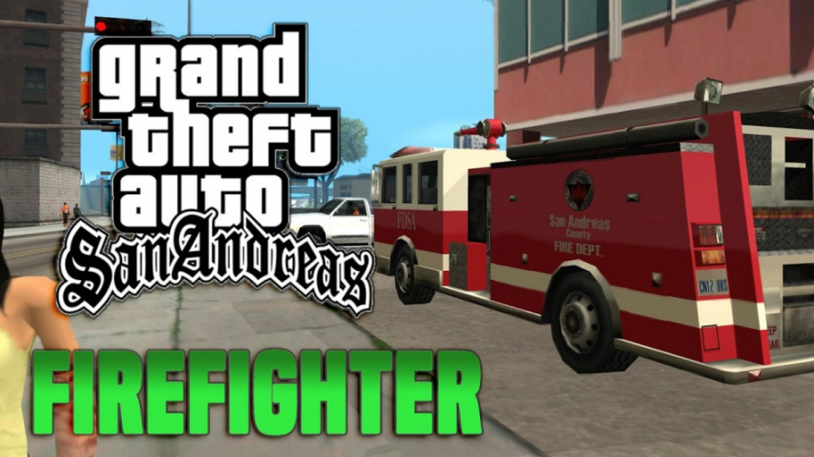 مراحل آتش نشانی GTA San Andreas - (ماموریت فرعی) FireFighter