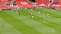 گل اول منچستریونایتد به تاتنها...