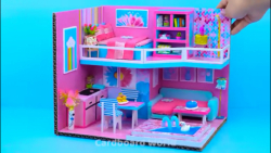 اموزش ساخت کاردستی  خونه عروسک...