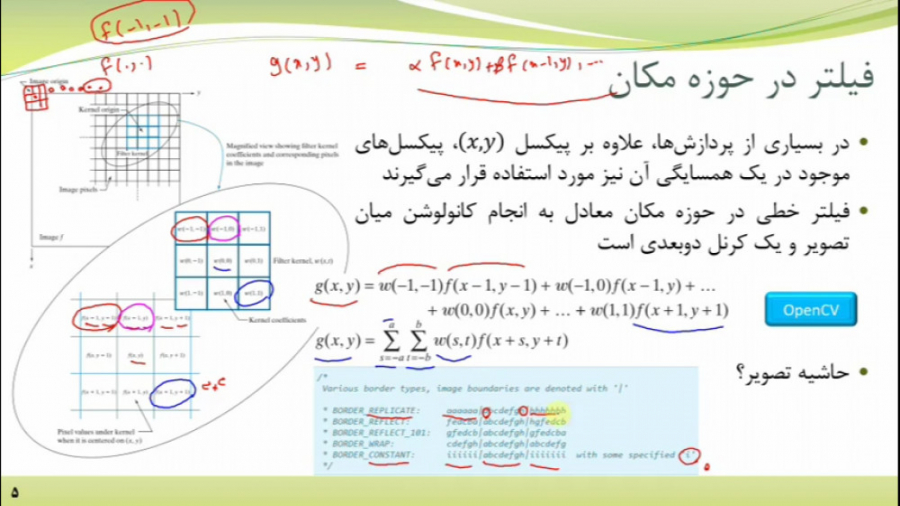 مبانی بینایی کامپیوتر - جلسه 6 هایده
