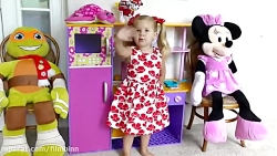 دیانا و روما-درست کردن پاپ کرن...