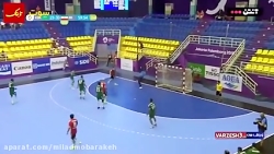 درگیری و دعوا در بازی هندبال ایران - عربستان