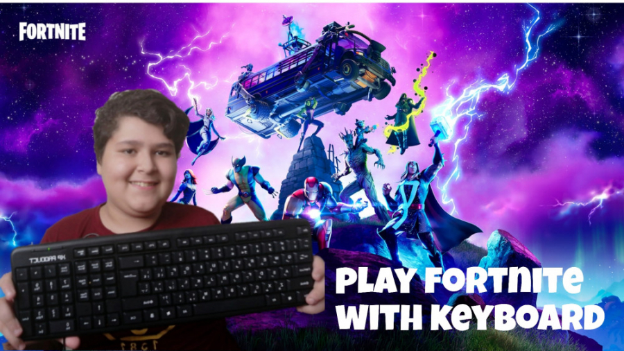 اولین بار که فورتنایت رو با کیبورد بازی کردمiplay fortnite with keyboard