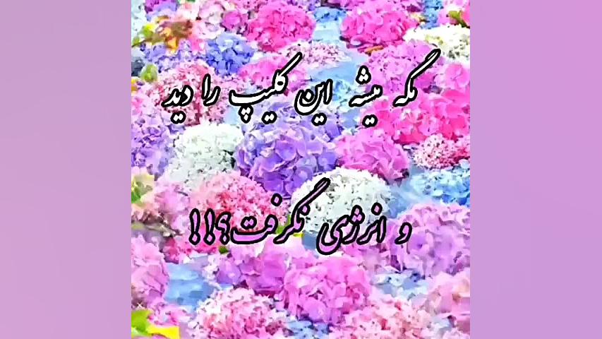مگه میشه این کلیپو دید وانرژی نگرفت ساناز محمدی