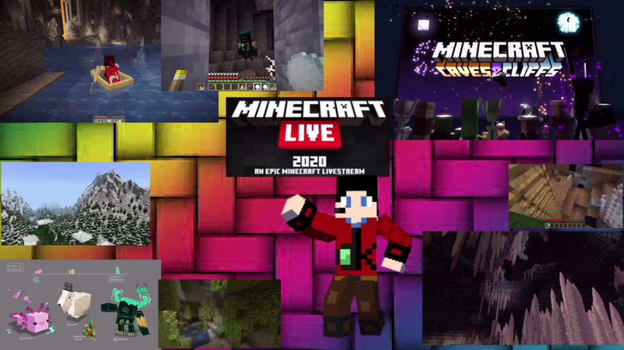 minecraft live 2020 caves  cliffs Update تغییرات ورژن 1.17 !!