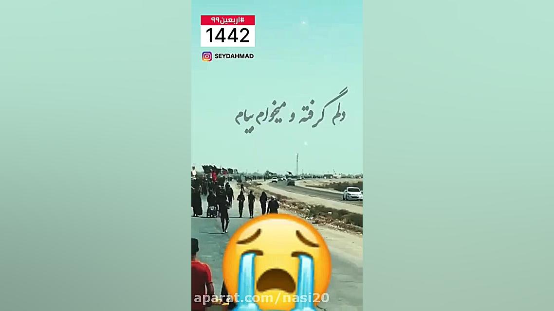 کلیپ برای اربعین / دلم پر از شکایته /کلیپ اربعین برای وضعیت واتساپ پلاستیک لثه