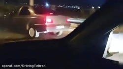 مسابقه درگ گذاشتن پژو پارس و پژو ۴۰۵ تقویت شده